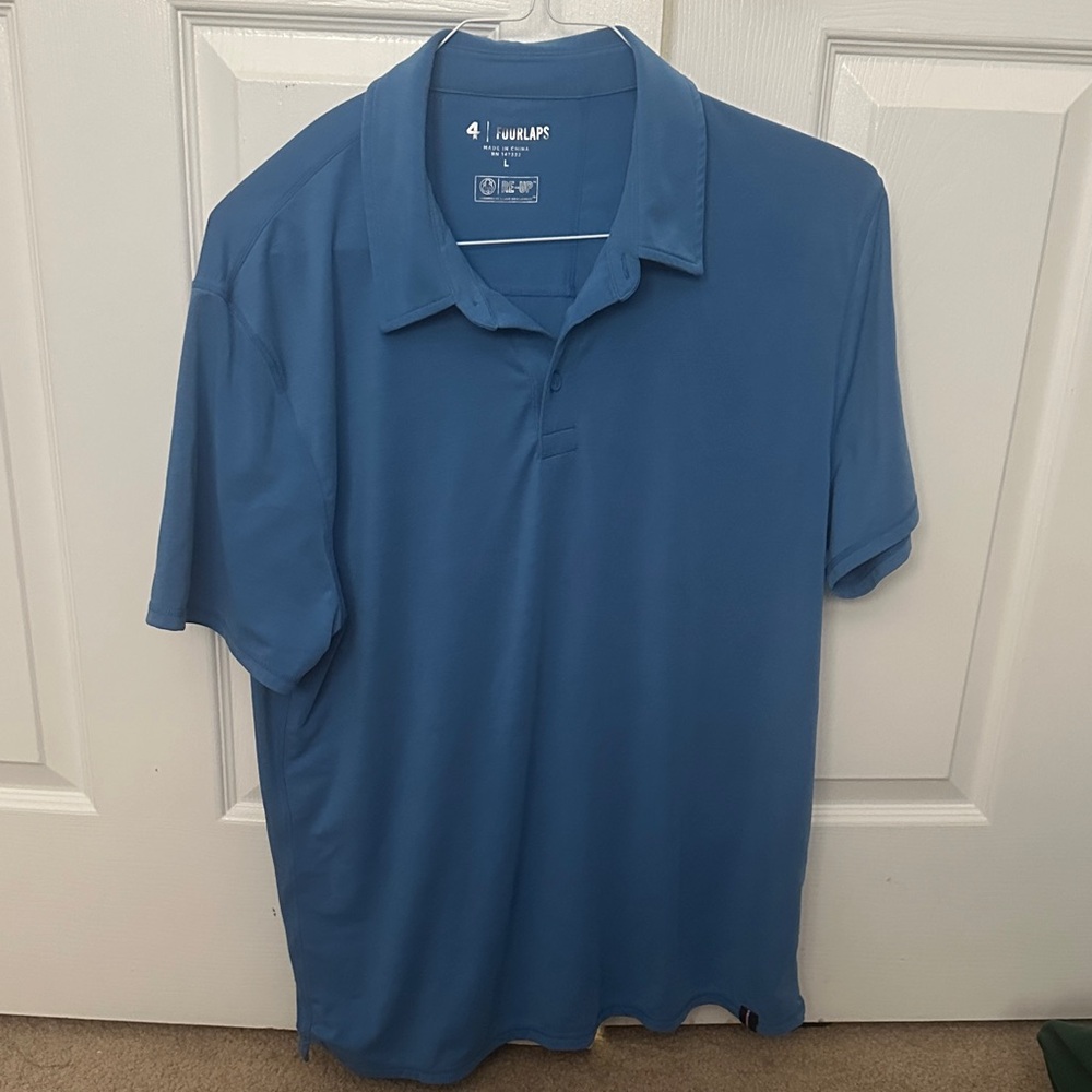 32 Degrees Men's Classic Blue Polo Shirt